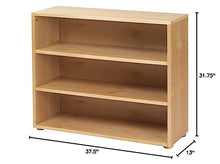 Maxtrix Furniture Kids 3 Shelf Low Bookcase