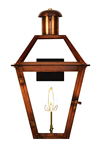 The CopperSmith Georgetown 18" Gas Lantern GT18- Natural Gas