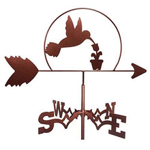 House Decor Wind Vane Weathervane Mount Garden Yard Decoration, Outdoor Stainless Steel Weather Vane Farm Wind Direction Indicator Measuring Tool, Bird and Roses