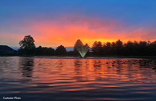 Fawn Lake Fountains SF75 Floating Fountain 7 Patterns Energy-Efficient 110V