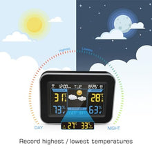 APP Intelligent Color Screen Automatic Timing Alarm Clock Multi-Functional Weather Station Forecast