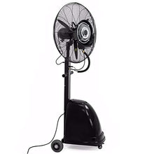 CUTPOIY 26-Inch Cooling Misting Fan, 1000 Sq Ft Cooling, 3 Speeds, 41L Tank, Oscillation, 260W for Outdoor Use