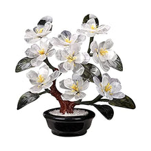 Feng Shui Jade Bonsai Chinese Style Jade Flower Decoration for Living Room TV Cabinet Bonsai Porch Decoration Creative Decoration House Plant