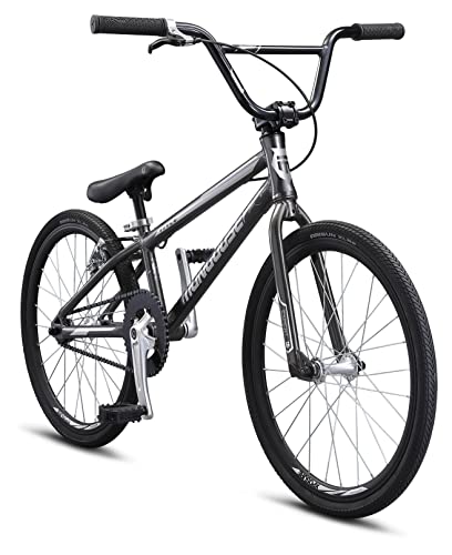 Mongoose Title Expert BMX Race Bike 20-inch Wheels Lightweight Tectonic T1 Aluminum Frame Black