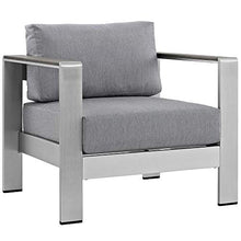 Ergode Shore Outdoor Patio Collection | Comfortable & Durable Aluminum Sectional Sofa Set | Armchair, Coffee Table, Corner Sofa, Loveseats, Armless Chairs