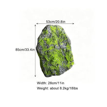 Artificial Moss Landscape Stones, Realistic Decorative Fake Rocks