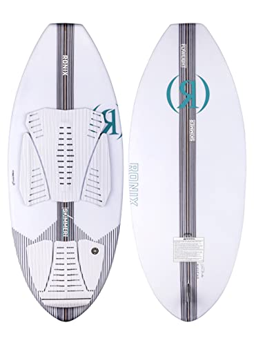 Ronix Flyweight Pro WakeSurf Skimmer Glacier White/Carbon/Aqua 4'9
