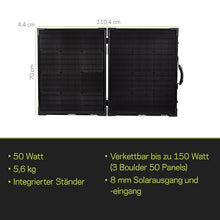 Goal Zero Boulder 100 Briefcase, 100 Watt Monocrystalline Solar Panel