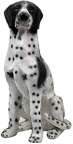 AKSHVA Outdoor Statues for Garden, Front Porch Simulation Dog Statue Foyer Garden Decoration Courtyard Decoration Simulation Big Dog Animal Ornaments