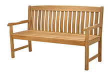 TeakFurnitureOutlet Devon 5 Feet Bench A-Grade Teak Luxurious Outdoor Garden Patio