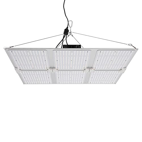 DHccPOLve 660W Indoor LED Grow Lamp for Plants Full Spectrum Growth Light Flower Bloom, Dimmable & Daisy Chain Heat Dissipation Grow Light