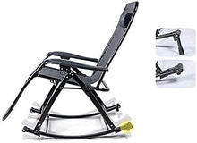 MHJKHG Rocking Chair Recliner Rocking for Balcony Garden Leisure Relax Chair Lazy Chair Lounge Chair Folding Chair Adult Interesting