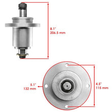 Universal Mower Deck Spindle and Pulley Kit - 6-Piece Set Replacement for Part #461950 Compatible with Most Zero-Turn Mowers