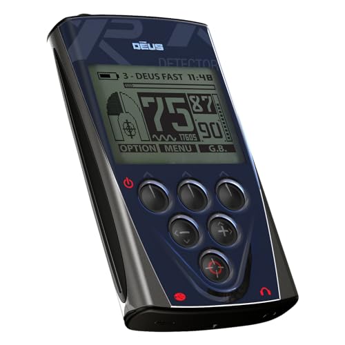 XP Metal Detectors Deus Remote Control - Lightweight Control Module to Adjust All The Settings of Your XP Deus Metal Detector, with LCD Back-lit Display (D08)