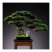 GRFIT Fake Plants Artificial Bonsai Tree Faux Potted Plant with Black Pot Large Fake Bonsai Tree Potted Faux House Plants 18.8 Inch Tall (Green) Artificial Plants Indoor