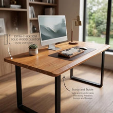 CTREVL Solid Wood Table Top, Wood Countertop, Durable Heavy Duty Desk Top for Kitchen Island, Cutting Board, Washer Dryer Countertop, Living and Dining Room Table