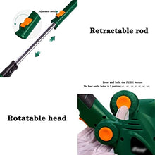 Grass Trimmer Cordless String Trimmer Small Household Electric Lawn Mower Multifunctional Weeder Retractable Rod 10.8V/2.0Ah Lithium Battery (Specification : Battery*1) (Battery*1)