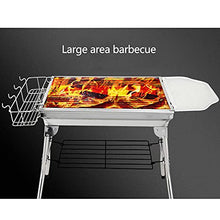 IIPOSAQQ Portable BBQ Grill,Stainless Steel Barbecue Grill,Folding Charcoal BBQ,5-10 Persons Family,for Outdoor Garden Cooking,Picnics,Camping.