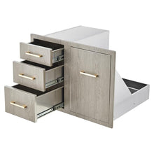 Outdoor Kitchen Door Drawer Combo with Drawers, Stainless Steel Cabinets
