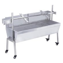 TT-YEL Stainless Steel Electric Barbecue Grill, Multi-Functional Whole Lamb Grill, with Windshield and Barbecue Fork, Can Be Used by 10-15 People, Large Capacity Barbecue Grill