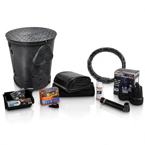 HALF OFF PONDS Savio Pond Free 1200 GPH Waterfall Kit 5 x 15 Ft PVC Liner