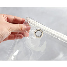 QWEASDF Waterproof Transparent Tarpaulin, Clear Tarp Cover, Rainproof Cover, Dust-Proof, for Garden Furniture Plants Patio Enclosure Garden Plant Cover Open Balcony,3x10m/9.8x32.8ft