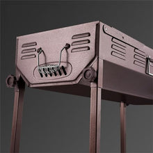 HBJWOV Wing Foldable Frying And Grilling Dual-purpose Barbecue Stove Outdoor Barbecue Rack