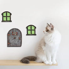 A1DFDFGOQSFG Miniature Fairy Gnome Window Door Elf Home for Yard Art Garden Sculpture Statues Decor Outdoor Fairy Garden
