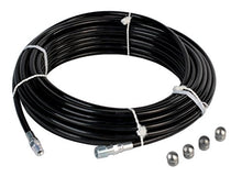 Sewer Jetter Hose & 4 Nozzles 1/8in. NPT x 100ft. 4800 PSI & 3.5 Button Nose Thruster Flusher Monster & Degreaser Nozzles