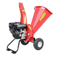 KARHDIR Wood Chipper Shredder Mulcher, 3-Blade Disc Cutter
