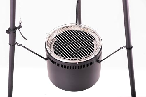 Certified Brands Burch Barrel Son of a Burch Portable Tripod Grill with Charcoal 20lbs
