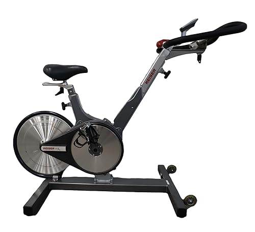 Hydra Fitness Exchange Used Keiser M3 Plus Indoor Cycle Upright Stationary Bike Gray