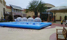INTBUYING Inflatable Water Pool Blue