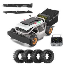 Mowrator S1 4WD 18Ah Remote Control Lawn Mower, Wide Wheels, 40° Slope