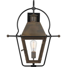 Quoizel Rue De Royal Charleston Outdoor Wall Lantern 22.5 Inch 1-Light Industrial Bronze