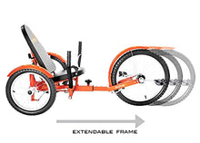 MOBO Triton Pro Adult Recumbent Trike Tangerine