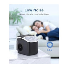 Ice Maker, Ice Maker Countertop, Portable Ice Machine with Self-Cleaning, 9 s in 6 Mins, Basket and Scoop,for Home/Kitchen/Camping/RV