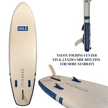 ISLE Surf and SUP Pioneer Inflatable Stand Up Paddle Board Palm/Seafoam