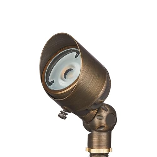 VOLT 10-Pack 12V Cast Brass G4 Infiniti 2700K Warm White LED Outdoor Spotlights Bronze