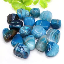 Blue Striped Stone Crystal Specimen
