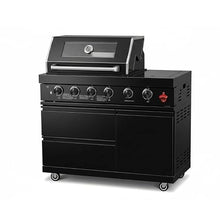 Chery Industrial 46-Inch 4-Burner Gas Grill with Side Burner, 72000 BTU