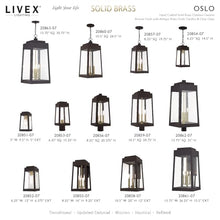 Livex Lighting, 20861-07, Oslo Collection, 4 Light Bronze Outdoor Extra Large Wall Lantern with Antique Brass Candles