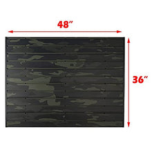 Hold Up Displays 12 Gun Rack for 6 Rifles and 6 Pistols Modular Slatwall Display System Black