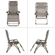 IIPOSAQQ Folding Zero Chair Beach Chairs Sun Lounger Recliner for Beach Patio Garden Camping Outdoor Folding Deck Chair Zero Chair Enlargement