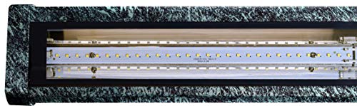 DABMAR LIGHTING DF-LED9408-VG-RGB Cast Aluminum Sign Fixture 94.25" 216 LEDs 72W 120V RGB Verde Green