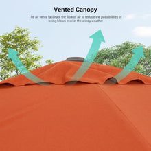 132.00'' Cantilever Umbrella with Crank Lift , Counter Weights Included