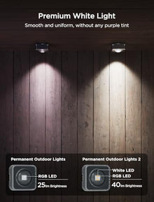 Govee Permanent Outdoor Lights 2, 150ft RGBIC Outdoor Lights with 100 Modes