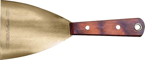 SCRAPER 100X200 MM W/FLEX BLADE & WOOD HNDL NON SPRK