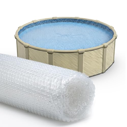 Sun2Solar Clear 27 ft Round Pool Solar Cover | 16 Mil | Heat Retaining