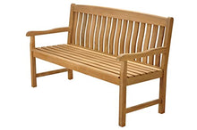 TeakFurnitureOutlet Devon 5 Feet Bench A-Grade Teak Luxurious Outdoor Garden Patio